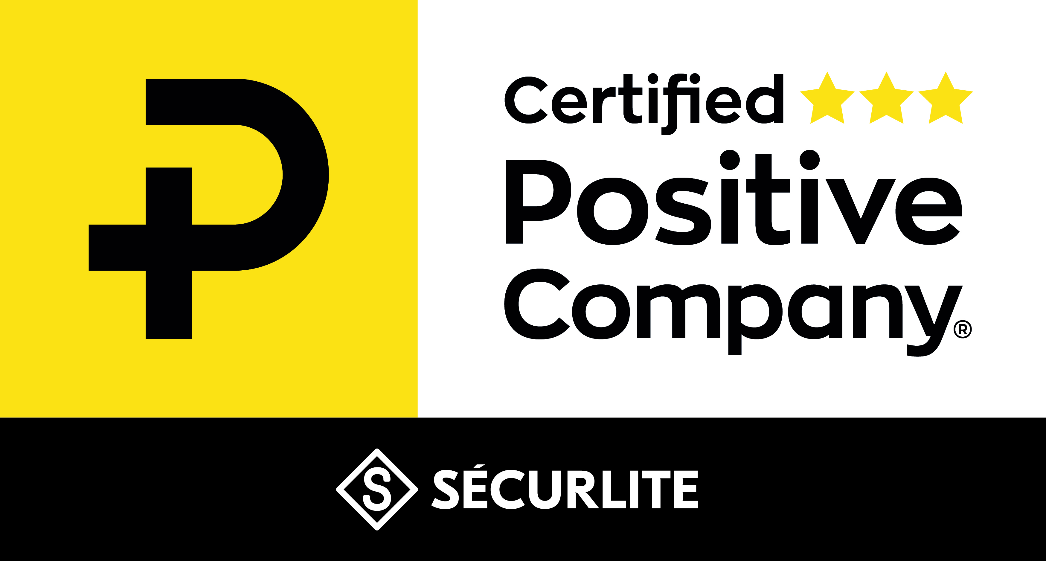 Sécurlite awarded the 3rd star of the Positive Company® CSR label